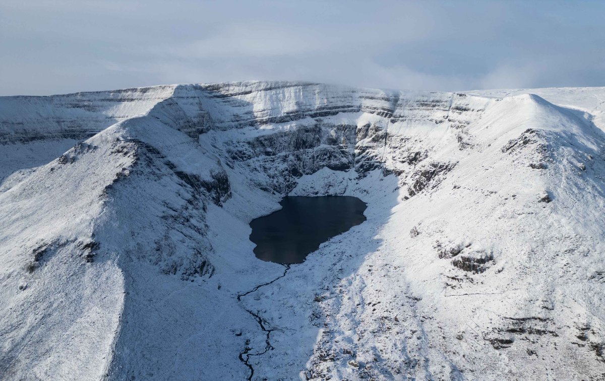 Like a winter wonderland🥶❄️⛄️ Coumshinaun today.