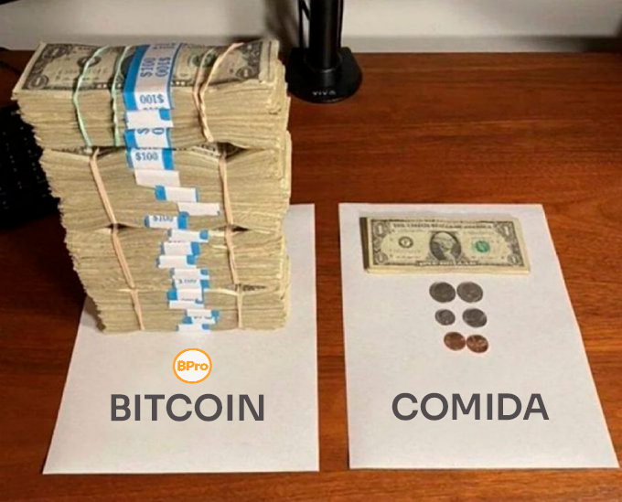 moneyonchainES's tweet photo. Cada quien tiene sus prioridades 😂

#BTC $BPRO https://t.co/bsIoZQaJ8r
