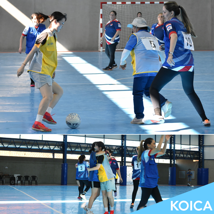 KOICA_Paraguay's tweet photo. La jornada deportiva se llevó a cabo en el predio de la Asociación Paraguaya de Fútbol (APF), institución con la que la Embajada de Corea en Paraguay habría firmado un convenio previamente, https://t.co/ESeRLf1Ihx