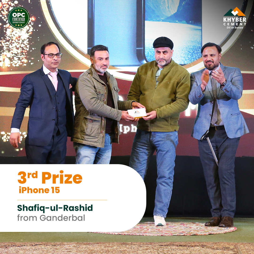KhyberCement_'s tweet photo. Rishta Wahi Mazboot Jo Dil Se Joda Jaye!
Presenting to you the winners of the lucky draw contest at our 'Dil Se Banao' and 'Sab Set Rahega' campaign launch, organised at SKICC, Srinagar.
#KhyberCement #Kashmir #OPCFortified #DilSeBanao #MazbootiKiPechaan #OPC43 #OPC53 https://t.co/voyOrxgVds
