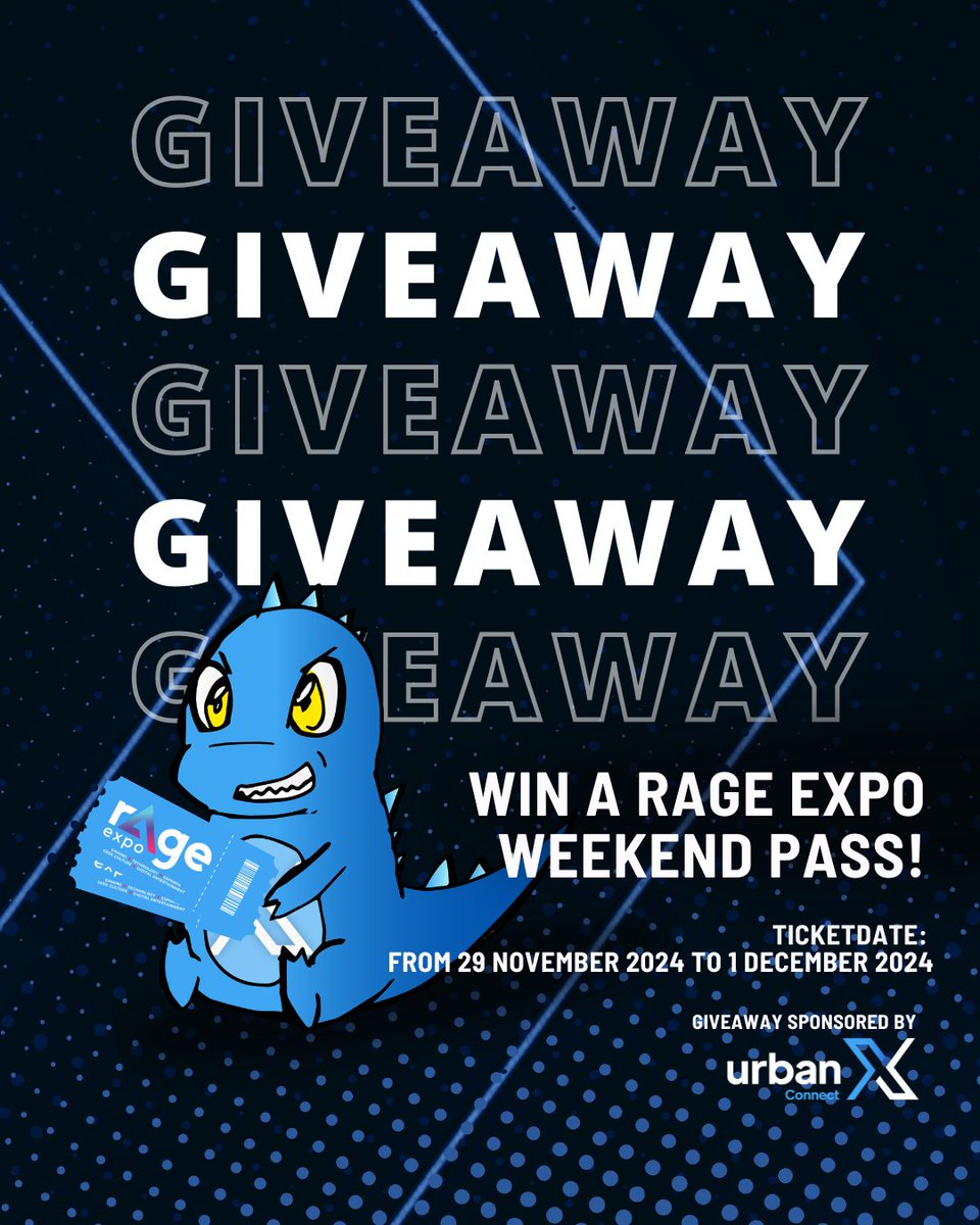 HolyMoses0313's tweet photo. 🎉 @UXFibre rAge Expo GIVEAWAY ALERT!  🎉

 👉Giveaway Details: 
🗓️Dates: 22nd - 27th November 
📢Follow the below instructions 

How to Enter: 
1⃣ Follow UrbanX and myself on all available social media.  
2⃣ Tag 2 friends 
3⃣ Answer this  question: 
👉https://t.co/x6ur8PcJps https://t.co/itNZqvJSEj
