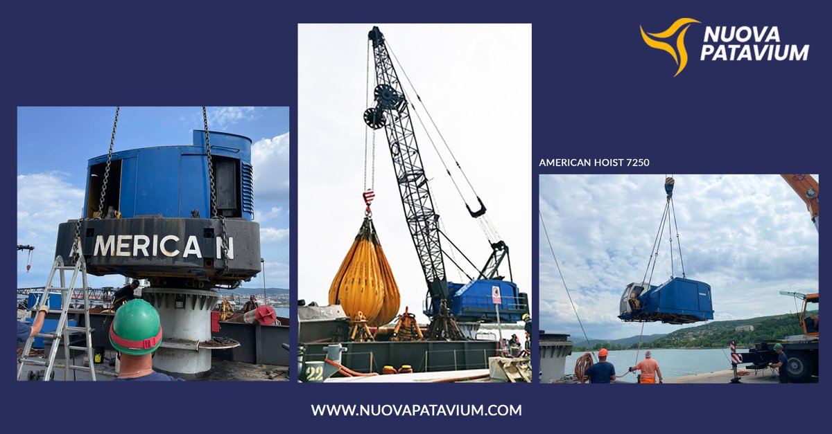 NuovaPatavium's tweet image. Just concluded the #Overhaul and performed the #LoadTest of an #AmericanHoist7250 #crane on the dredging pontoon SAN NICOLA for our esteemed customer. 💪 Offshore or onshore, we’re here to keep your cranes running smoothly. Got a project in mind? #NuovaPatavium #CraneMaintenance