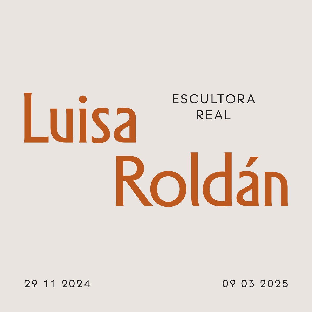 MuseoEscultura's tweet photo. 👸🏽🌟 Luisa Roldán, una escultora de fama imperecedera.

A partir del próximo viernes 29 de noviembre ya es vuestra. 

Podéis ir consultando los detalles en nuestra web: https://t.co/2SQSQaeT1M https://t.co/109BUGLg1K