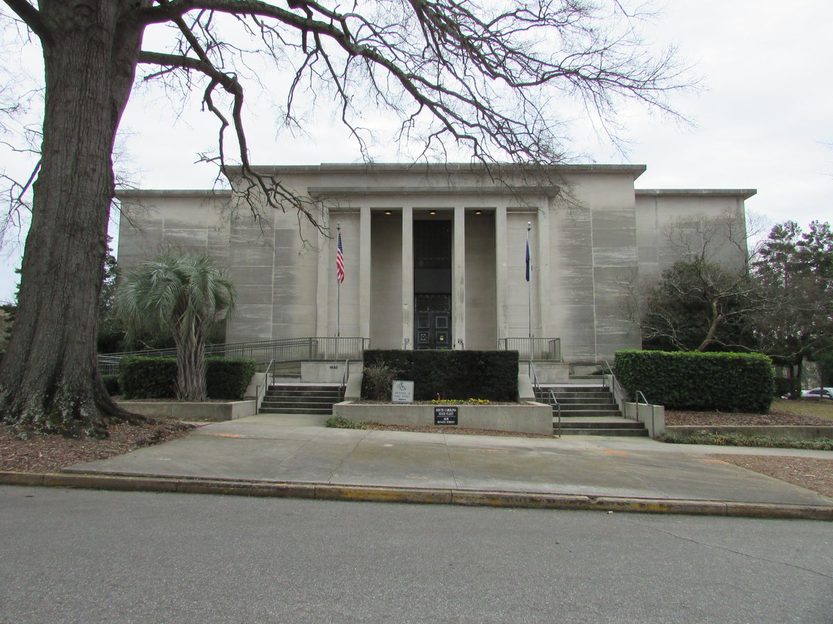 The South Carolina Archives Building, the former home of the South Carolina Department of Archives and History, was recently listed in the National Register of Historic Places. The building, completed in 1959 with a large addition in 1971, is located in downtown Columbia.