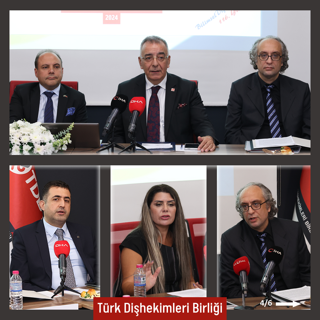 TOPLUM AĞIZ DİŞ SAĞLIĞI HAFTASI VE DİŞHEKİMLİĞİ GÜNÜ BASIN TOPLANTISI

tdb.org.tr/icerik_goster.…

@diskamu @hekimsensendikasi @Hekimbirligi

#turkdishekimleribirligi  #dişhekimi #tdböğrencikolu #DişhekimliğiGünü #ToplumAğızDişSağlığıHaftası #22Kasım #BilimselDişhekimliği116