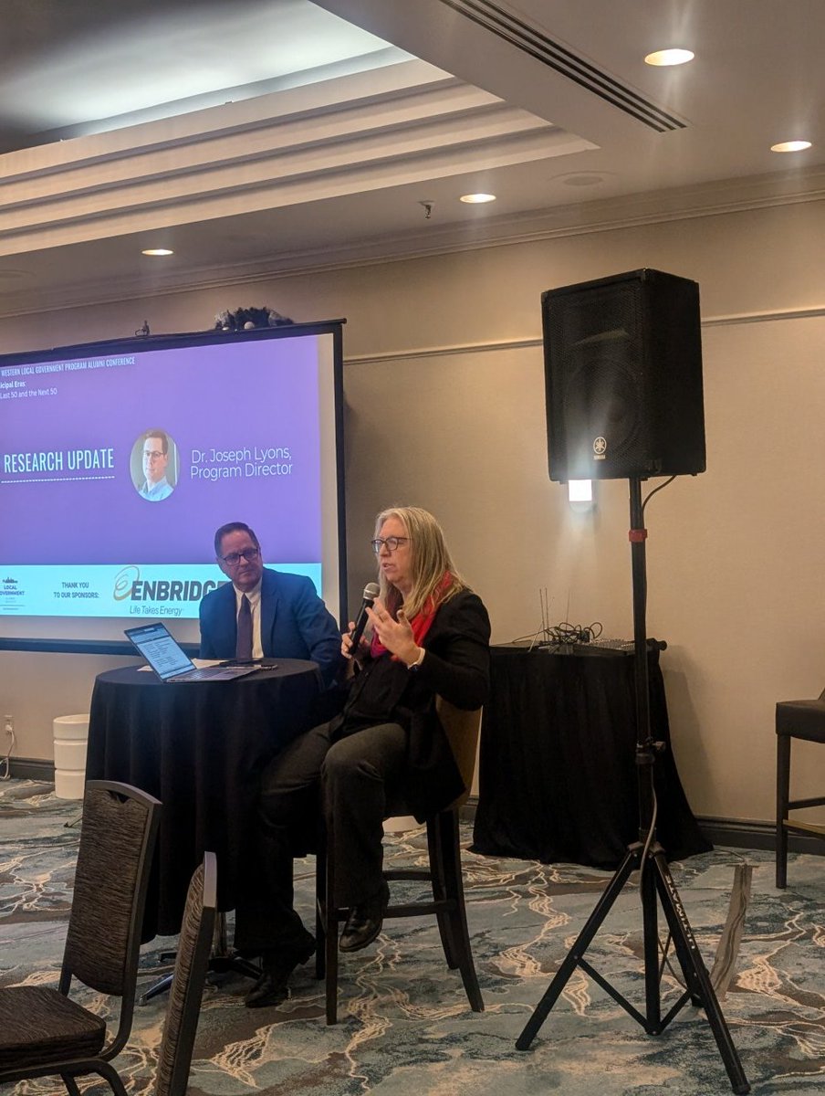 LocalGovAlumni's tweet image. Kicking off the Local Government Conference with the wisdom and insights of Sabine Matheson @StrategyCorp and Rob Adams @TownofErin. #localgov24