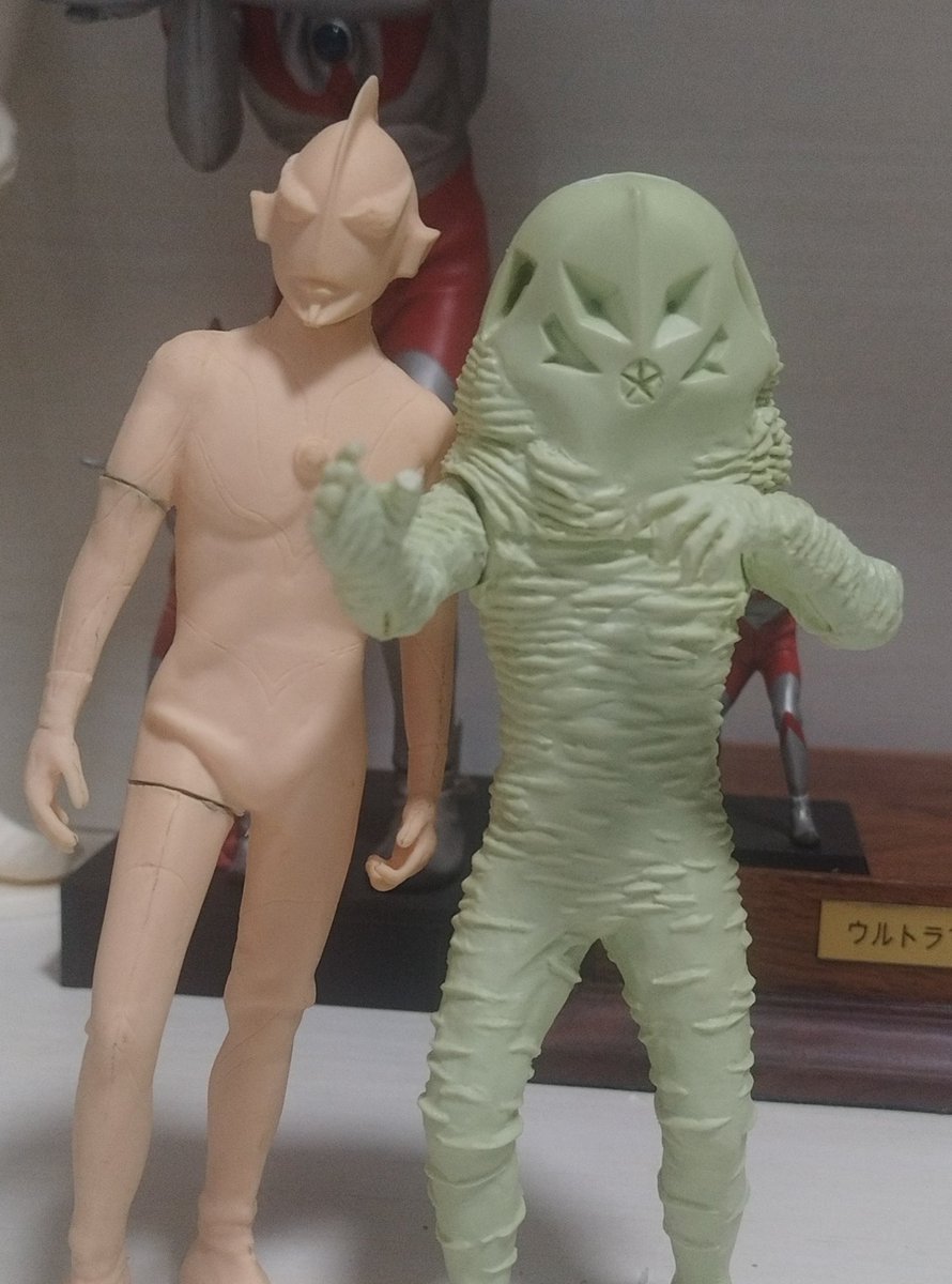 ボークス jr.の凶悪宇宙人 ザラブ星人 ＴＹＰＥⅠ
 volks jr. 凶恶宇宙人 扎拉布星人
#ウルトラマン 
#volks 
#ボークス
#特撮 
#怪獣 
#円谷プロ