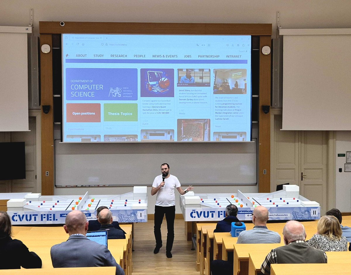 CS Department at FEE CTU Prague tweet media