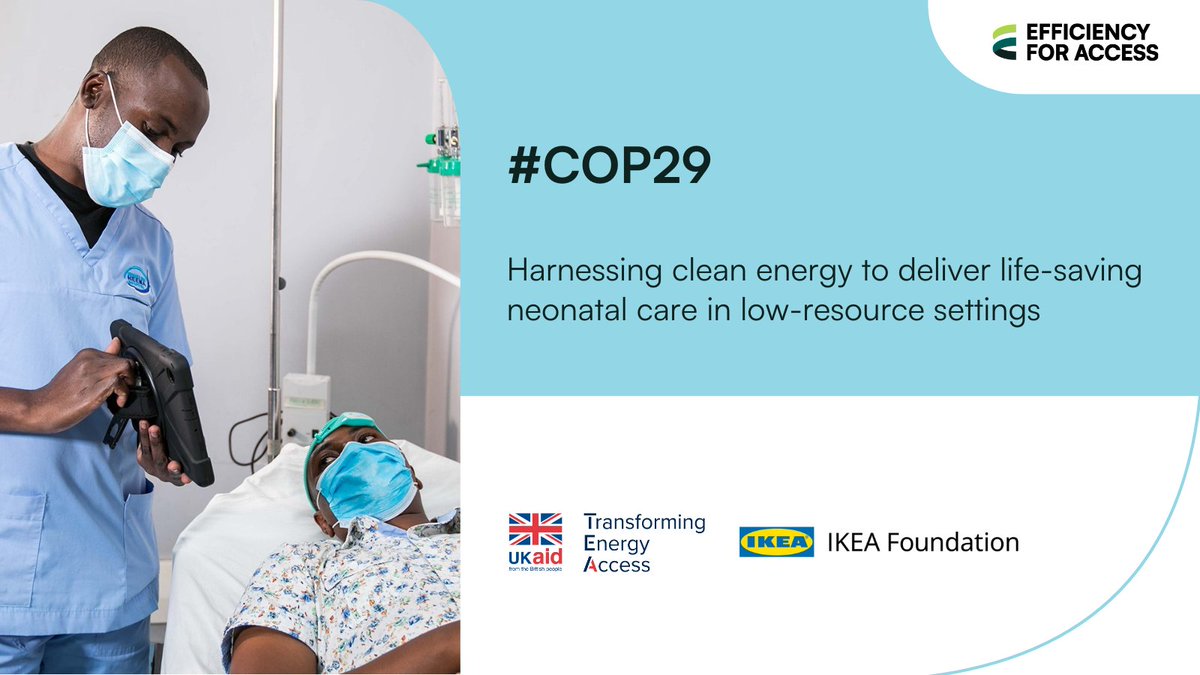 How can clean energy innovation improve neonatal care in off-grid settings?

<a href="/Neopenda_Health/">Neopenda</a>'s neoGuard monitors newborns’ vital signs, delivering life-saving care in low-resource areas.

See how it drives healthcare resilience: bit.ly/4dN7wZ5

#COP29