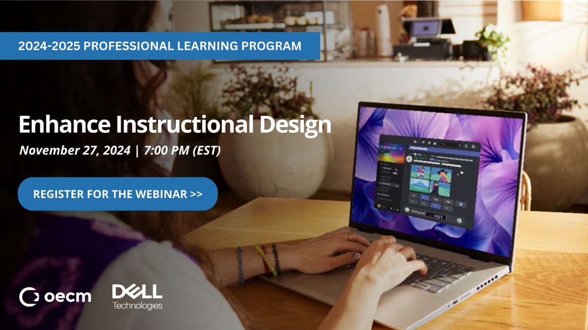 K-12 &amp; Post-Secondary Educators: Join us on Nov 27 for a free webinar on how #GenAI can accelerate insights, improve course design, create engaging content, &amp; personalize learning experiences—aligned to teachers' standards and objectives. #onted

Register: bit.ly/insertlink
