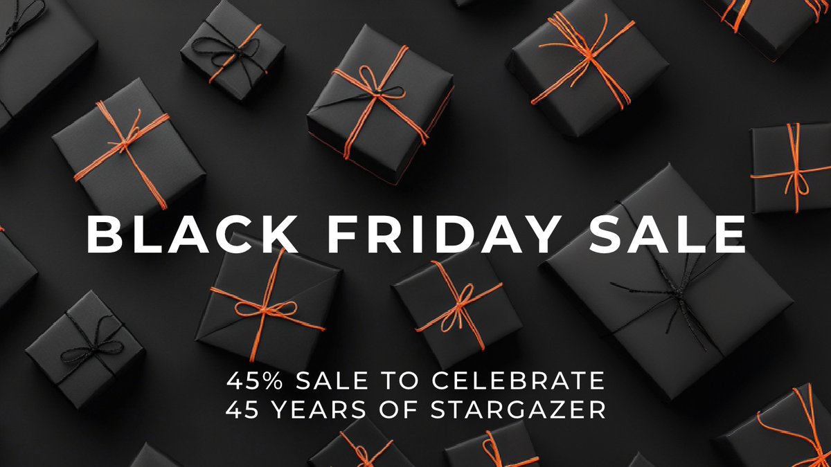 Celebrate our 45th birthday with us this year with a Black Friday Sale offering 45% off. So don't miss out on so many hair dye and cosmetics bargains.
#cosmetics #makeup #hairdye #blackfridaydeals #blackfriday2024 
stargazer-products.com