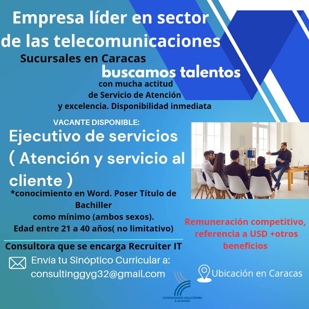 SConsultando's tweet photo. Disponibilidad inmediata. Solo Caracas
#empleocaracas 
#gentecaracas https://t.co/uyBOvPCqym
