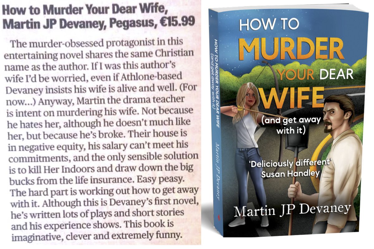 martinjpdevaney's tweet image. It&apos;s a thrill to read Anne Cunningham&apos;s (Sunday Independent/Meath Chronicle) review of my novel. #reader #ReadersCommunity  #readersoftwitter  #booklovers  #thrillers  #Novel  #CrimeFiction