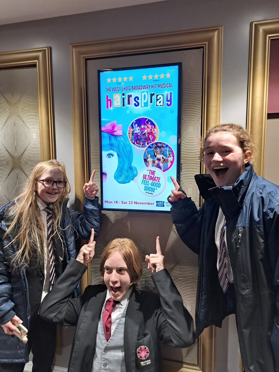 walthamtollbar's tweet photo. Waltham Toll Bar students ‘couldn’t stop the beat’ when they attended the touring production of #Hairspray at Hull New Theatre yesterday. The students LOVED the show and was tapping their toes in time to the beat. #Theatre #TeamWTBA #CreatingOpportunity https://t.co/BPFfiOV0yx