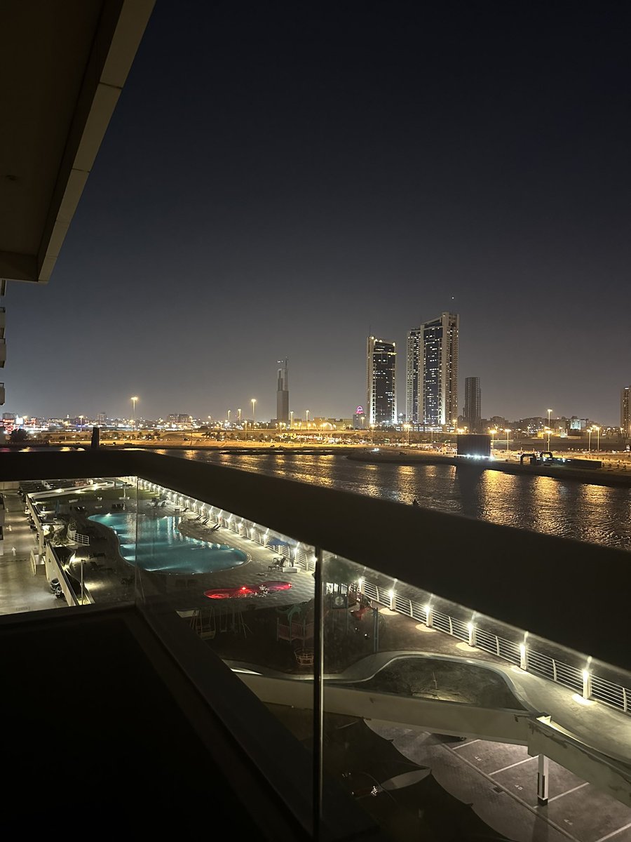 Not a bad view from my apartment in Bahrain