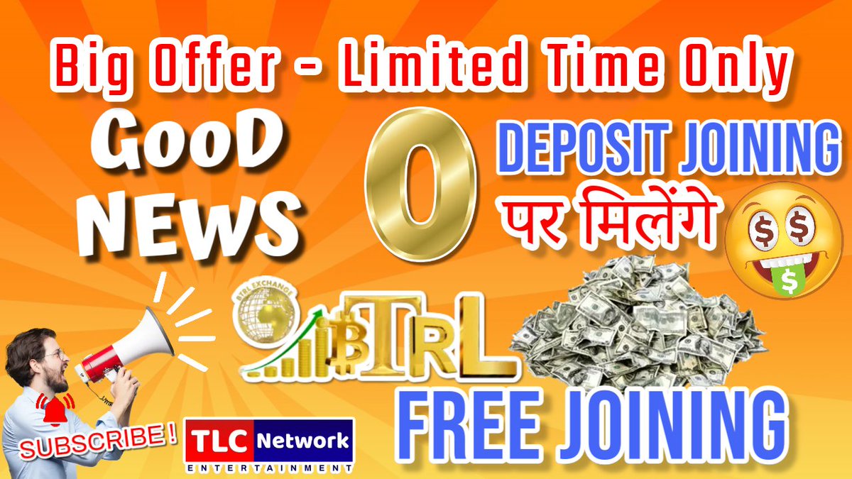TlcAmit's tweet photo. BTRL Exchange Free Joining Refer &amp; Earn New Year Offer #btrlexchange #btrl  #crypto #tlcnetworkentertainment #TLCNetwork #btrlexchangeairdrop #Airdrops #Cryptocurency #free #money #refer #amitkumar #goodnews https://t.co/iMeCxjdIQw