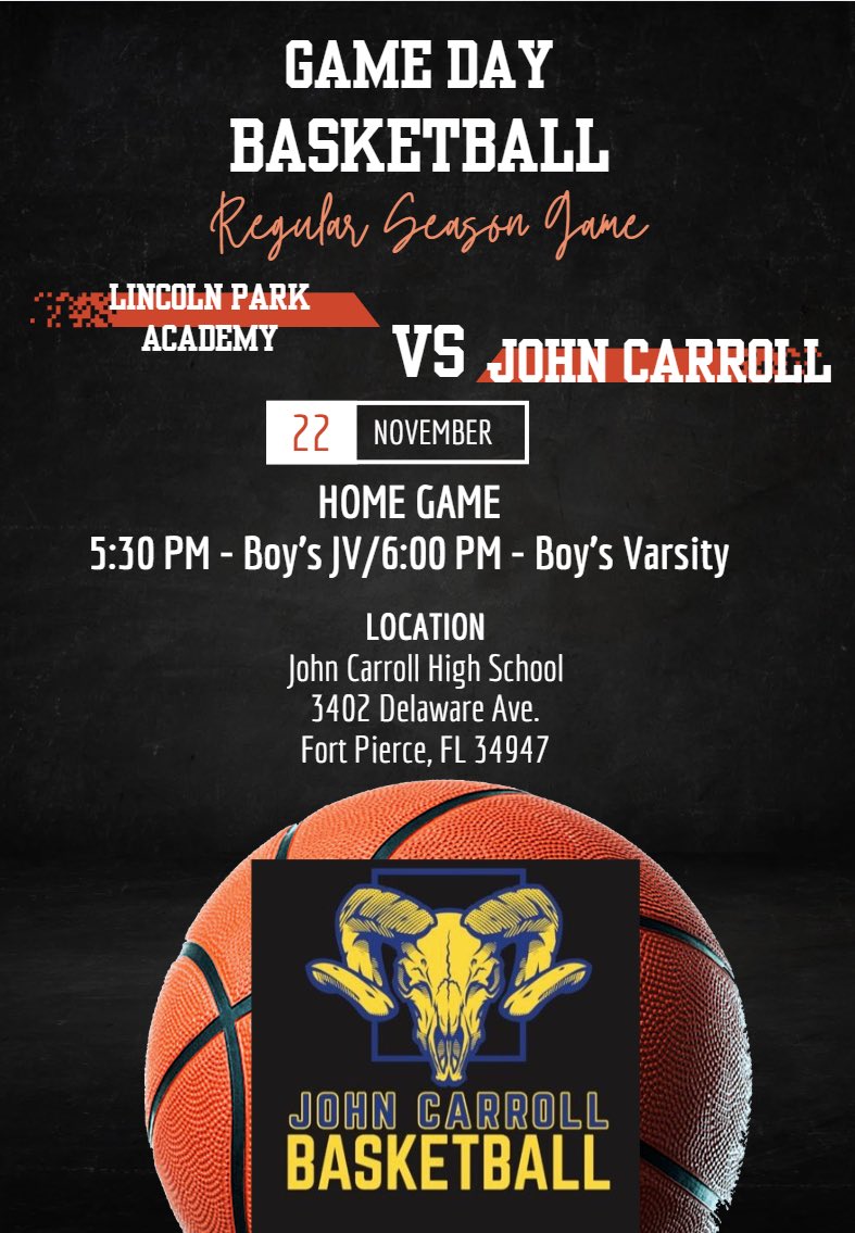 Game day!!!  <a href="/JCHS_Hoops/">John Carroll HS Men’s Basketball</a> <a href="/JohnCarrollHS/">John Carroll High School</a> <a href="/TCPalmPrepZone/">TCPalm PrepZone</a> <a href="/MaxPreps/">MaxPreps</a> <a href="/jhebb21/">jimmy hebb</a> <a href="/HenRoc01/">Henroc</a> <a href="/ajeffersonjr/">Alphonso Jefferson, Jr.</a> <a href="/ashton_b4l/">Ashton Singleton</a> <a href="/GB2K2/">Treasure Coast Prep Sports</a>