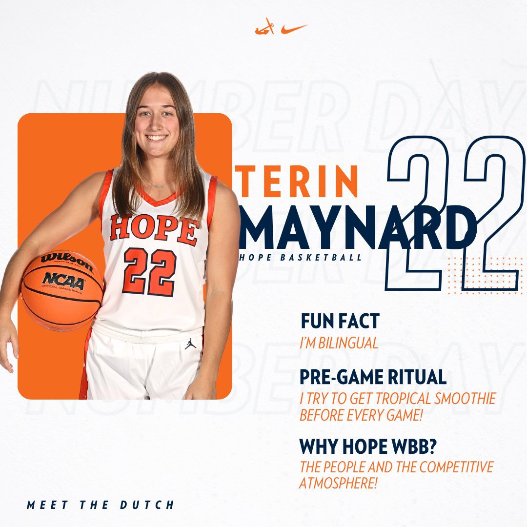 Hope College WBB (@hopecollegewbb) on Twitter photo I don’t know about you, but we love our #22! Happy Number Day (and Game Day!), <a href="/terinmaynard/">terin maynard</a>!
#GoHope | #WE | #HopeWBBNumberDay I don’t know about you, but we love our #22! Happy Number Day (and Game Day!), <a href="/terinmaynard/">terin maynard</a>!
#GoHope | #WE | #HopeWBBNumberDay