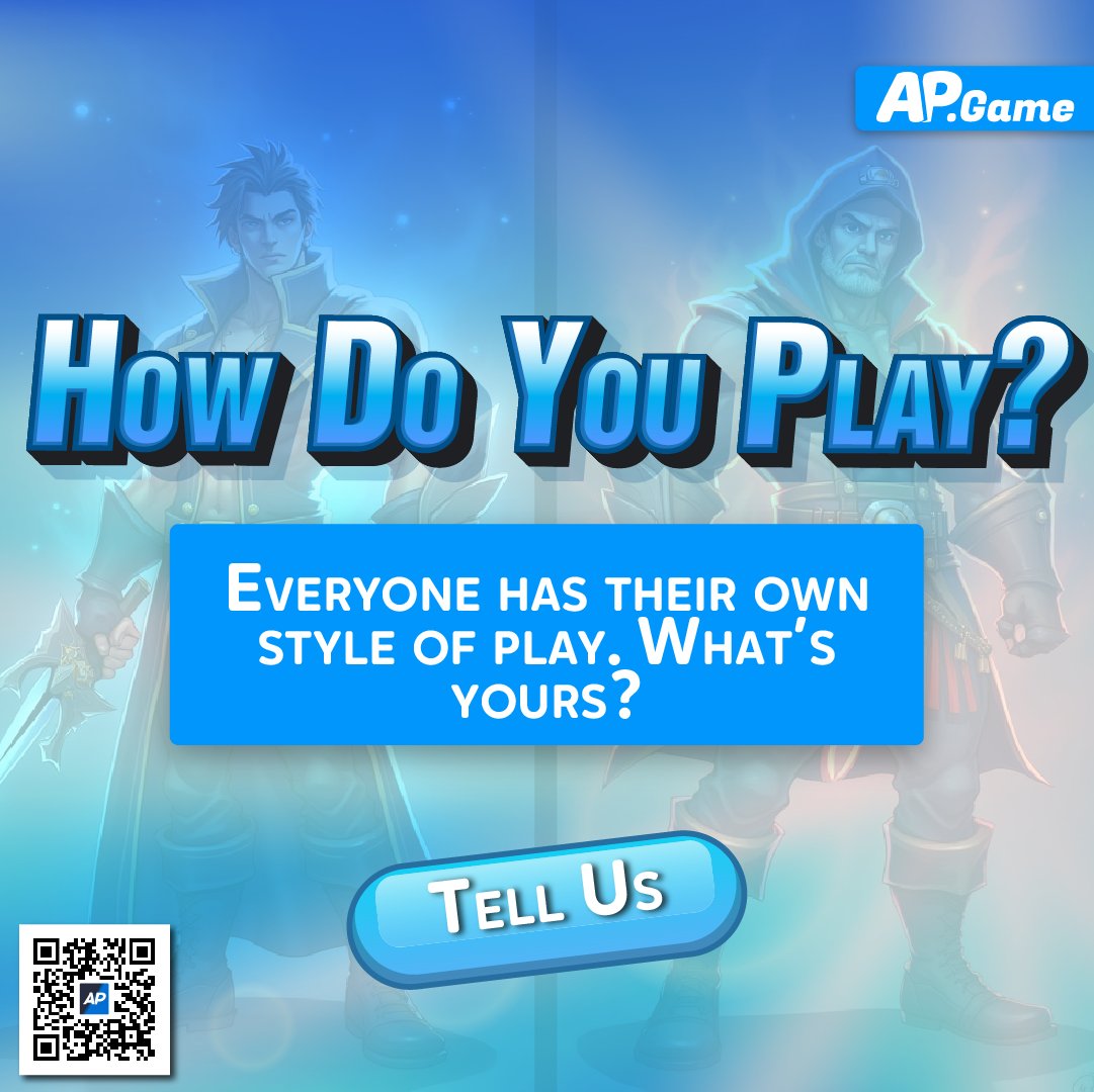 ap_game2's tweet photo. 🎮 How Do You Play?💡
Every player has their own style—strategic, bold, or out-of-the-box.🕹️What’s YOUR signature move?🤔
✨Let’s build the ultimate gaming community together.
#SRICHANDxBamBam, #HappyBUSDAY, #StarAcademy, #BINISlaysAtAranetaColiseum, #PLAVE_NEVER_STOP, #APGAME https://t.co/7ZMivmsKUz