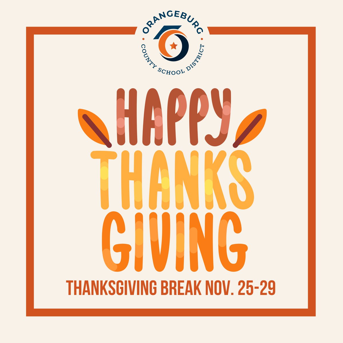 🍂🦃 Thanksgiving Break: Schools &amp; offices will be closed Nov. 25-29, 2024. Enjoy this time of gratitude &amp; family! 🧡