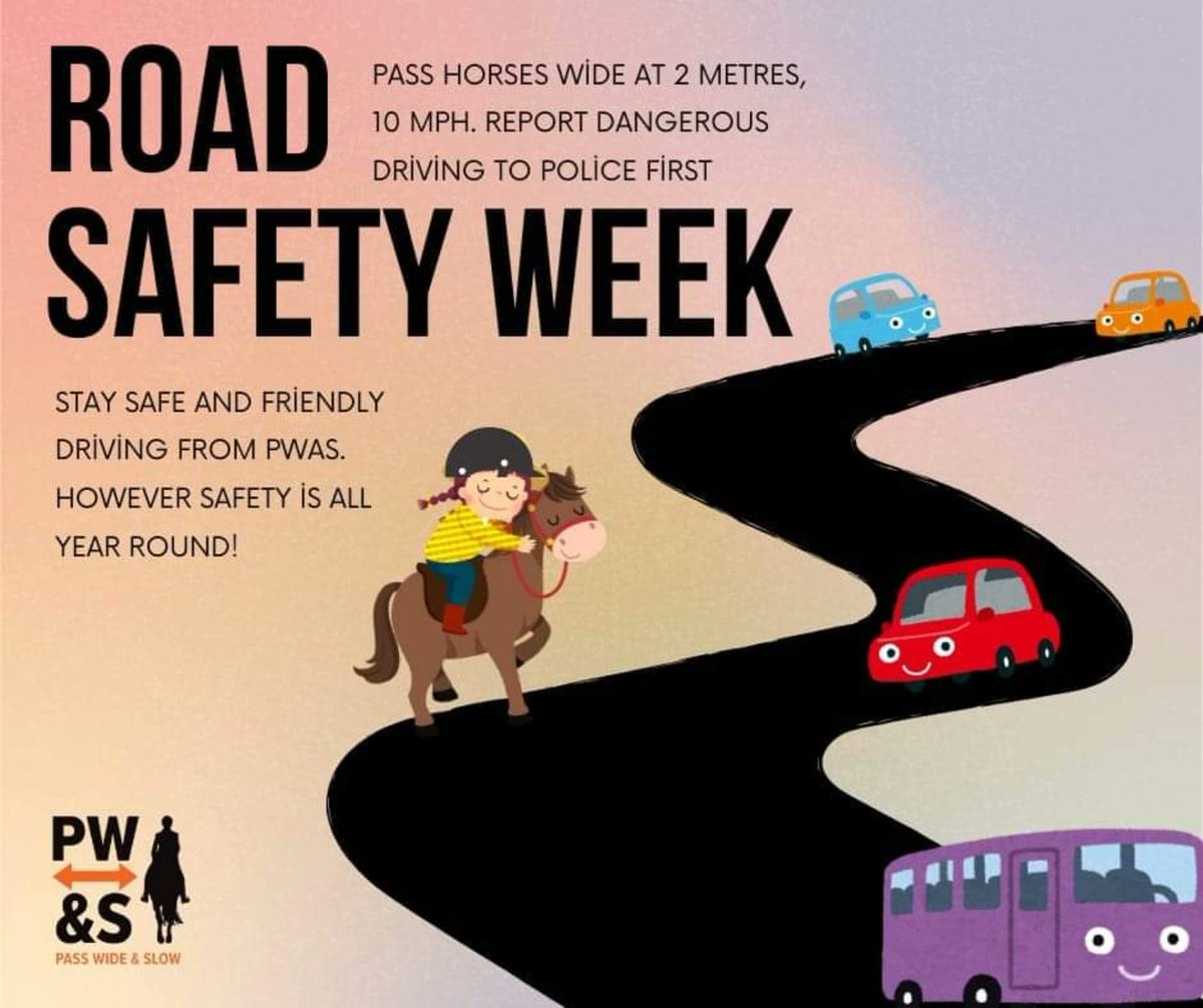 Road Safety Week! (Road safety every day!) 

Unfortunately, more needs to be done to change the guidance in the highway code to law! Please sign our petition 

change.org/p/pass-wide-an…
