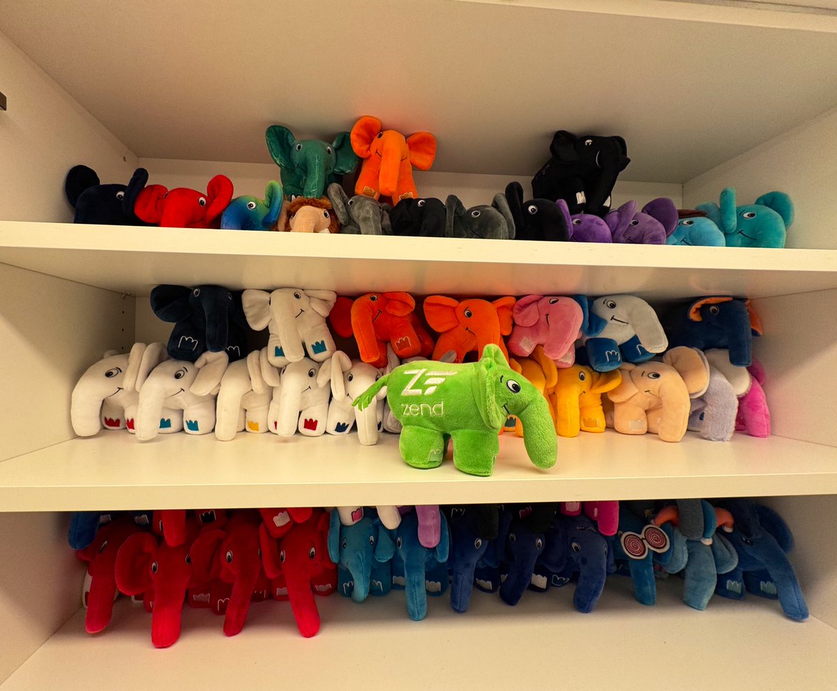 ElePHPant (@elephpant_frl) on Twitter photo 59. Finally I got my hands on a Zend Framework #elephpant! Thanks <a href="/hellosct1/">ChristopheVilleneuve</a> for the trade. #elephpants #php <a href="/elePHPantMe/">elePHPant.me</a> 59. Finally I got my hands on a Zend Framework #elephpant! Thanks <a href="/hellosct1/">ChristopheVilleneuve</a> for the trade. #elephpants #php <a href="/elePHPantMe/">elePHPant.me</a>
