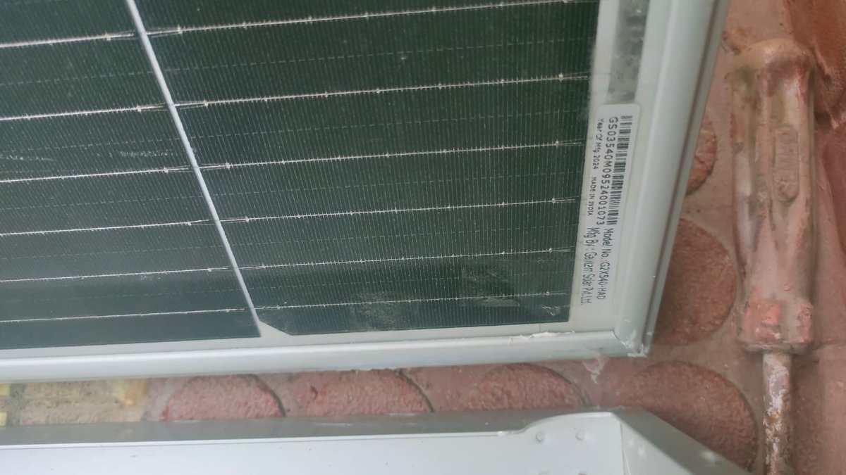 kpdcloffice's tweet photo. Material inspection of 3 kWp each RTS conducted today in f/o 02 consumers in #ESD📍Watalkadal: 
Mtr. Shubeena Rashid, ID: 23068, Hamzah Colony, Bemina &amp; Sh. Bilal A. Matta, ID: 07184, Abu Bakr Masjid, Housing Colony, Bemina.
@diprjk @OfficeOfLGJandK @nasirsogami @DullooAtal https://t.co/RCnLPQA9DB