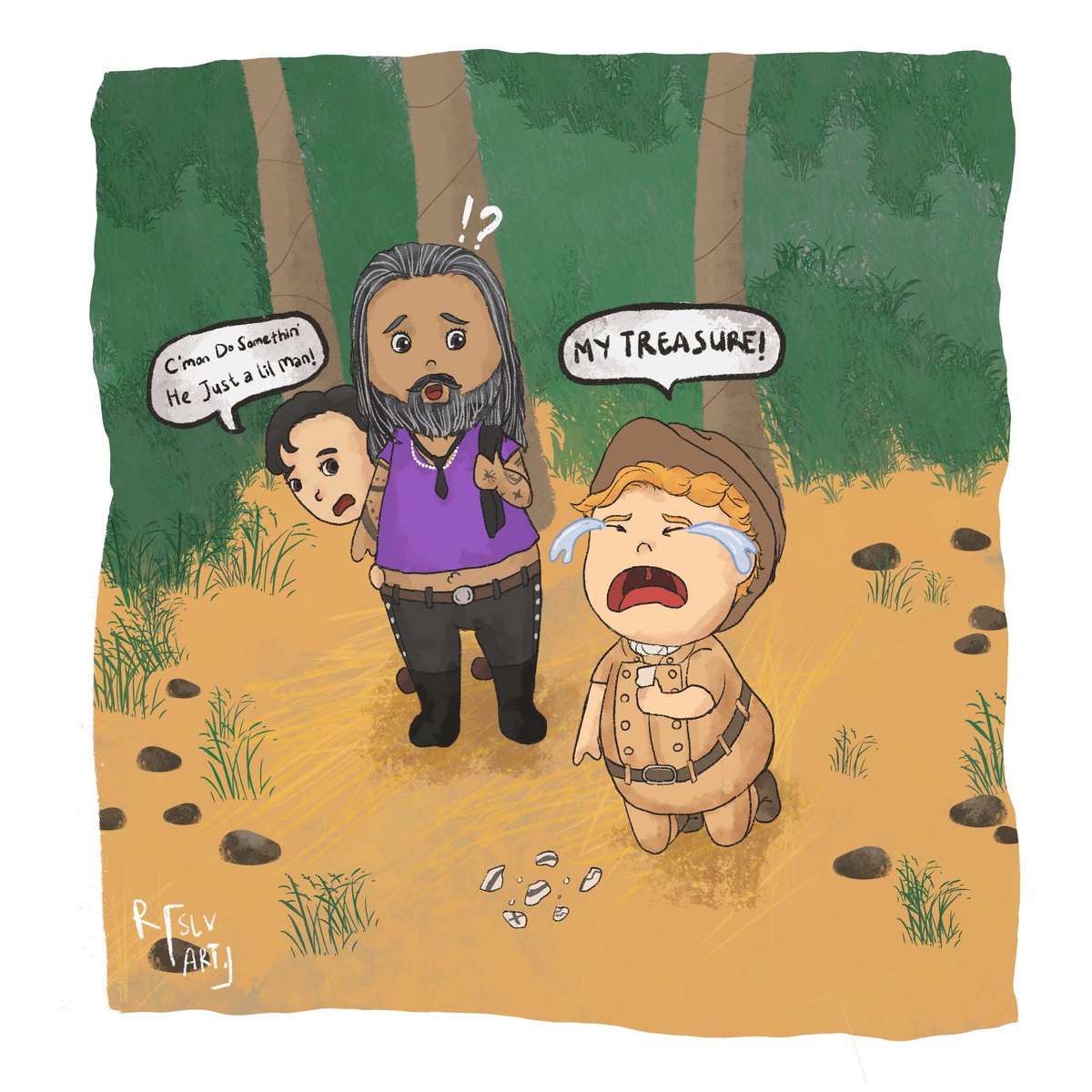 silverrfolk's tweet photo. I know ed worried sm when Stede cries for that unknown treasure ๐ญ๐ซถ they just both fuckin cute for each others #OFMDart #BabyStede #BabyEd #BabyLucious ๐ https://t.co/gqKySM3mz2