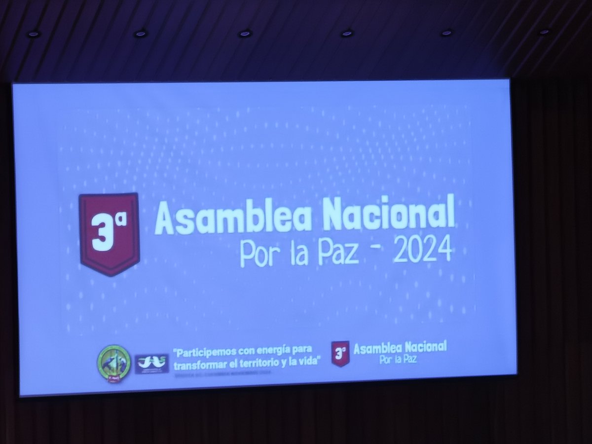 ObservatorioDHJ's tweet image. #AsambleaPorLaPaz | Comunidades, sectores y procesos de todo el país nos reunimos en la Universidad Nacional de Colombia, con el fin de desarrollar la agenda política de Paz, Memoria y Derechos Humanos; transición energética justa para los pueblos
@SueWillman @CPueblos_Col