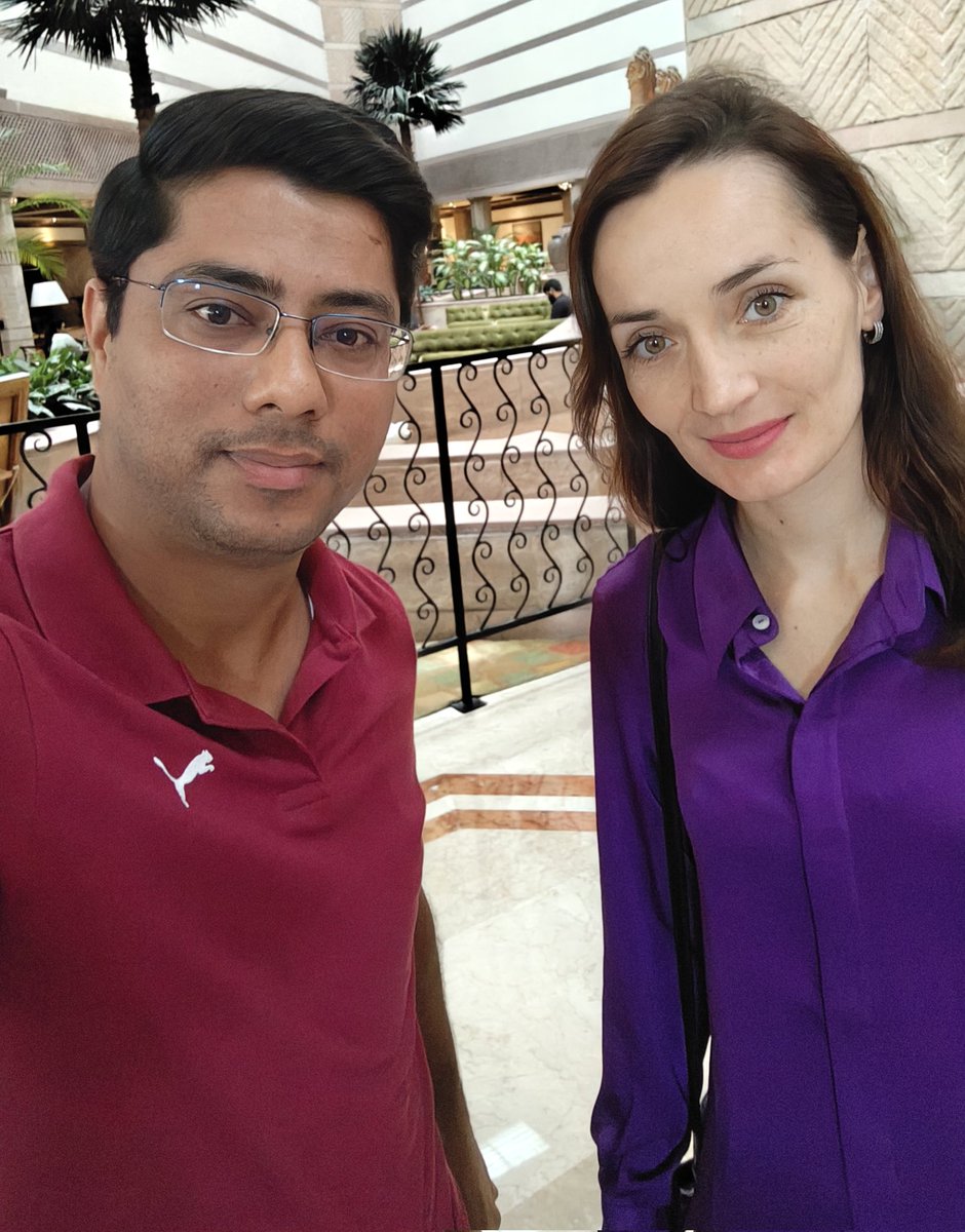 spacewalker84's tweet photo. With Russian Chess Grandmaster Ms. Kateryna Lagno. https://t.co/DaKSHBUGdL