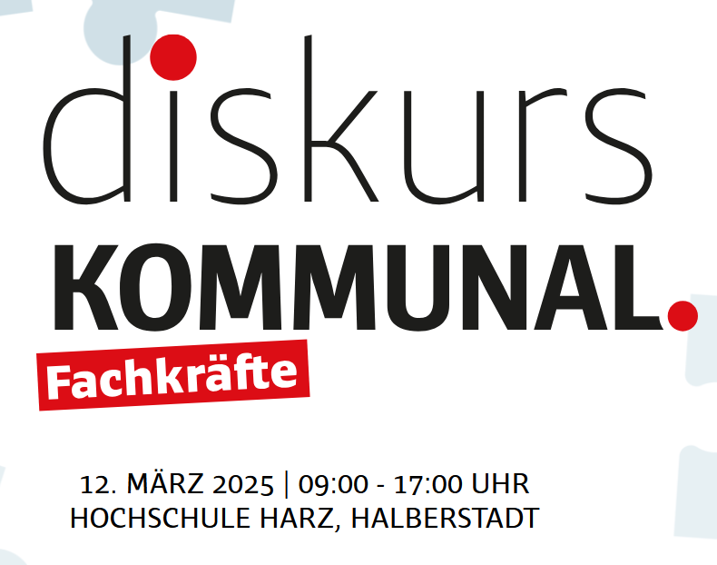 Christian Reinboth (@reinboth) on Twitter photo Save the date: Am 12. März 2025 wird an der @HS_Harz in <a href="/HalberstadtInfo/">Dom- und Kreisstadt #Halberstadt</a> über Probleme bei der Personalgewinnung in ländlichen Kommunen diskutiert. U.a. mit <a href="/oliver_junk/">Prof. Dr. Oliver Junk</a>, <a href="/niedostadek/">André Niedostadek</a>, @DrDominikVogel, <a href="/WienerMatthias/">Matthias Wiener</a> & <a href="/Chr_Erhardt/">Christian Erhardt</a>. Teilnahme kostenfrei.
diskurs-kommunal.de/event/fachkrae… Save the date: Am 12. März 2025 wird an der @HS_Harz in <a href="/HalberstadtInfo/">Dom- und Kreisstadt #Halberstadt</a> über Probleme bei der Personalgewinnung in ländlichen Kommunen diskutiert. U.a. mit <a href="/oliver_junk/">Prof. Dr. Oliver Junk</a>, <a href="/niedostadek/">André Niedostadek</a>, @DrDominikVogel, <a href="/WienerMatthias/">Matthias Wiener</a> & <a href="/Chr_Erhardt/">Christian Erhardt</a>. Teilnahme kostenfrei.
diskurs-kommunal.de/event/fachkrae…