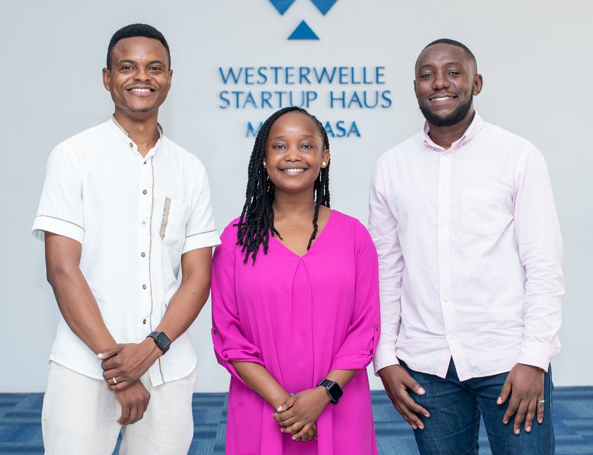 Westerwelle_F's tweet photo. Meet our brand new Kenyan team at @wsh_mombasa 💙
We’ve set up the space, finalised the paperwork, and launched the first programme – but you can’t run a startup hub without an amazing team. Meet @JMurima, Mercy &amp; Samuel each bringing strong and relevant experience.
Welcome, all! https://t.co/T0ibV1y4EK