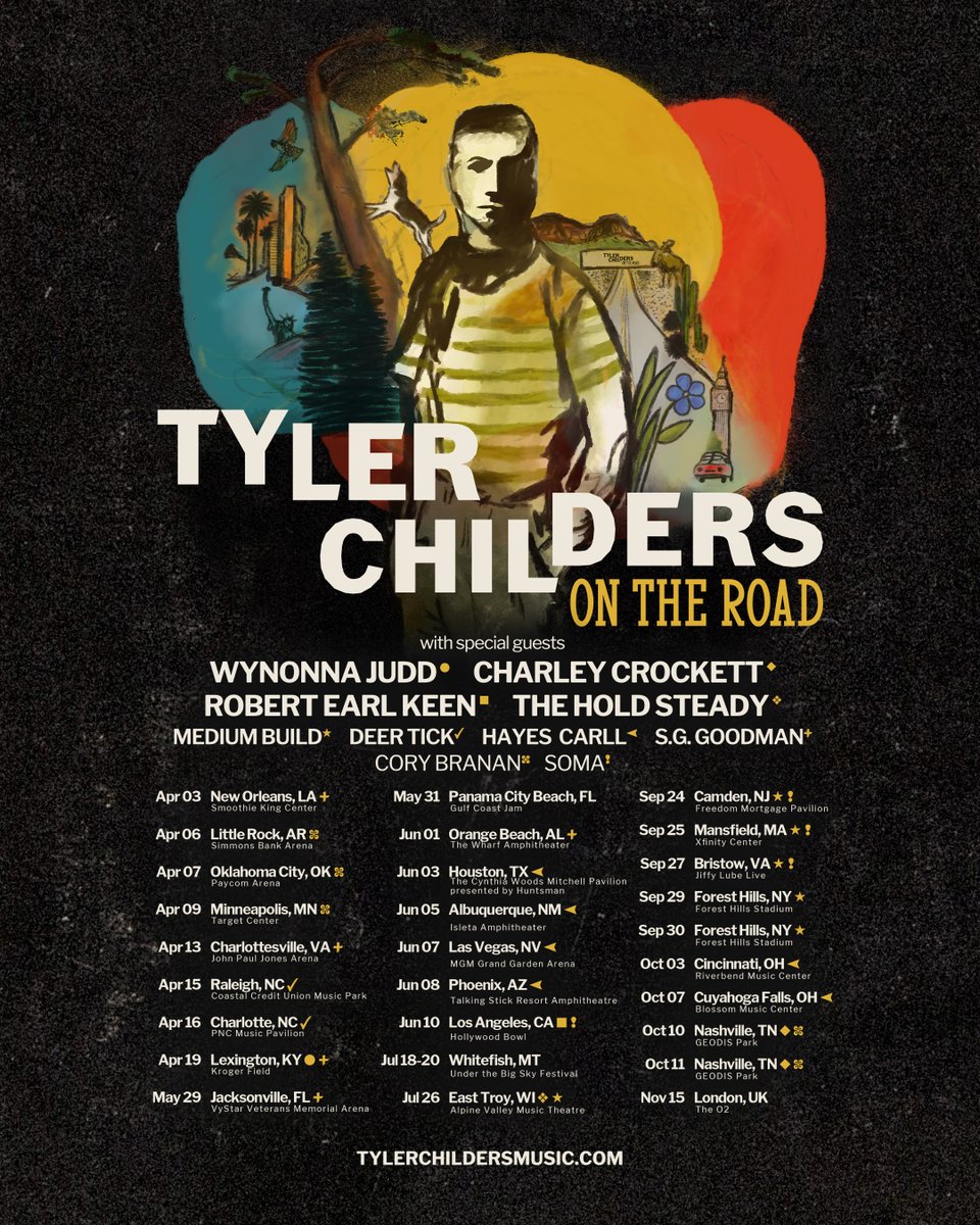 TTChilders's tweet image. Tickets on sale today at 10am local. See you On The Road!
tylerchildersmusic.com/pages/tour-dat…