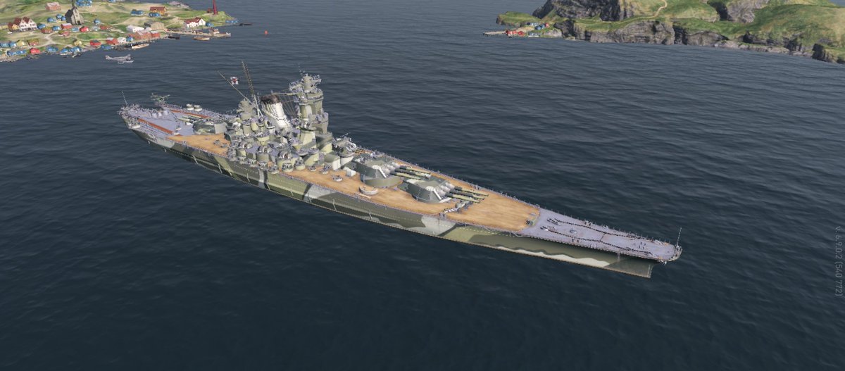 ER8Fr's tweet photo. 大和型戦艦、一番艦、大和😍🥰 https://t.co/8MvgNOjL5j