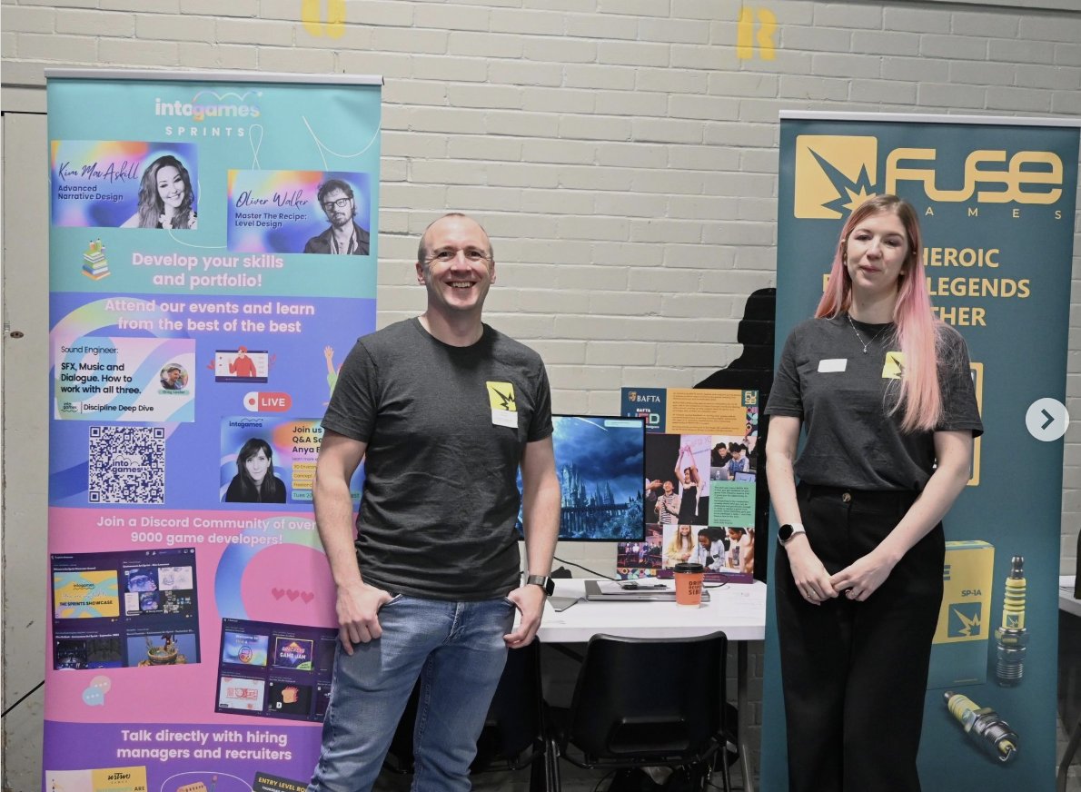 🎮 This week, Pete and Rachel from <a href="/FuseGamesUK/">Fuse Games</a>  had the incredible opportunity to attend the <a href="/wcscschool/">The Winston Churchill School</a>  Annual Careers Fair!

A fantastic day connecting with Years 8 to 11 students and sharing insights about exciting careers in the games industry. 

#CareersInGames #GameDev