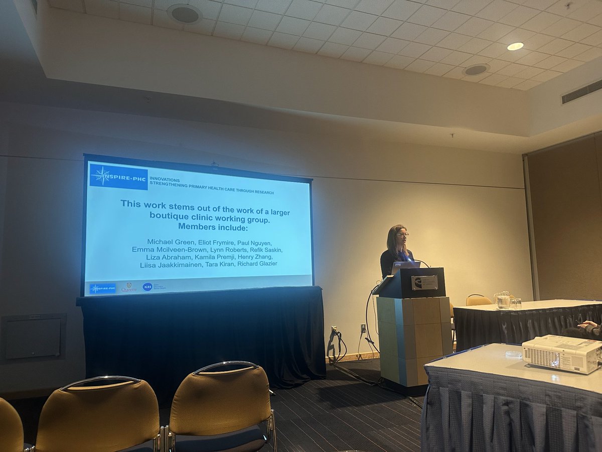 Health Services and Policy Research Institute (@queens_hspri) on Twitter photo Danielle Martin presenting <a href="/INSPIRE_PHC/">INSPIRE-Primary Health Care</a> funded study: Practice Patterns of Ontario Physicians Working in 'Boutique' Medical Clinics #NAPCRG2024 <a href="/queensuResearch/">Research@Queen's University</a> <a href="/docdanielle/">Danielle Martin</a> <a href="/eliotfr/">Eliot</a> <a href="/RickGlazier1/">Rick Glazier</a> <a href="/DrMichaelGreen1/">Dr Mike Green</a> Danielle Martin presenting <a href="/INSPIRE_PHC/">INSPIRE-Primary Health Care</a> funded study: Practice Patterns of Ontario Physicians Working in 'Boutique' Medical Clinics #NAPCRG2024 <a href="/queensuResearch/">Research@Queen's University</a> <a href="/docdanielle/">Danielle Martin</a> <a href="/eliotfr/">Eliot</a> <a href="/RickGlazier1/">Rick Glazier</a> <a href="/DrMichaelGreen1/">Dr Mike Green</a>