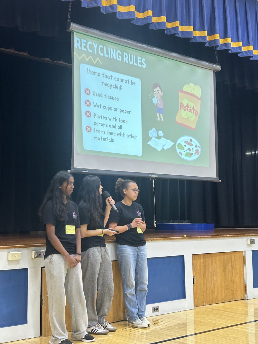 Thank you to our LHS student visitors for teaching Burnet Hill about Recycling!