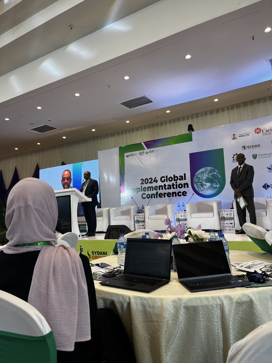 GlobalImplement's tweet image. GIS is in Abuja for the @NigeriaScience an GIS 2024 Conference! Yesterday we kicked off the day with welcomes from the NISA Chair @DrEcheEzeanolue  and GIS President @Niveen18  along with a keynote talk on the PEDALs model in #ImpSci from Dr.@romanxu! Thank you!