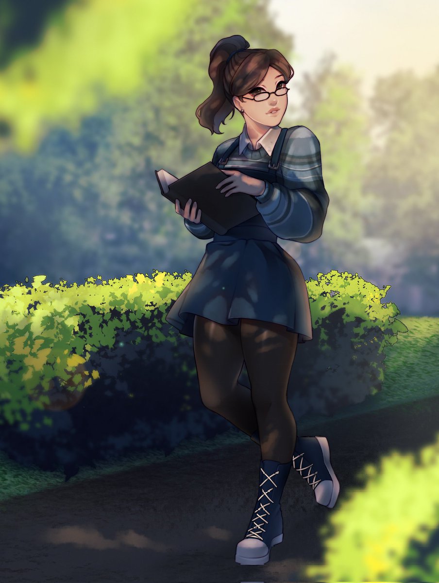 My OC Zoe is on a walk through the park! Make sure to stop and say hi!

Art by the amazing <a href="/stitchtheartist/">STITCH ☆</a> !