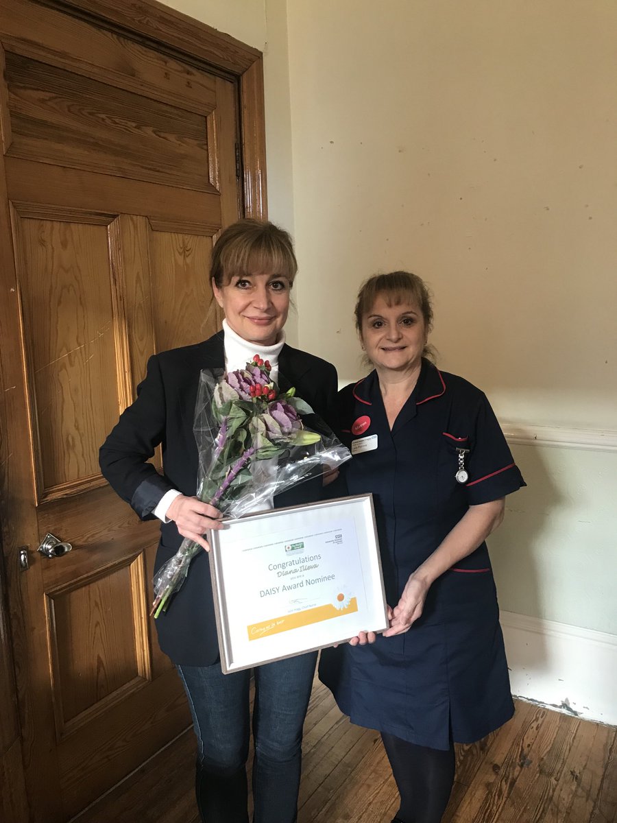 Nicola Grant (@uhlnicolagrant) on Twitter photo Daisy Award Nominee - Diana Ilieva
- Ward Leader for our Breast Ward. 
Congratulations Diana!!!!💜💙💜💙 Daisy Award Nominee - Diana Ilieva
- Ward Leader for our Breast Ward. 
Congratulations Diana!!!!💜💙💜💙