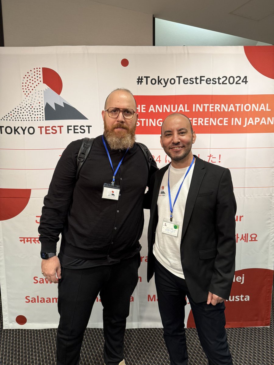 Barış Sarıalioğlu (@mbsarialioglu) on Twitter photo ✨<a href="/tokyotestfest/">Tokyo Test Fest</a> 2024: A Quantum Leap for Software Testing! ✨
What an incredible experience it was to deliver the closing keynote at the first-ever Tokyo Test Fest 2024 in the vibrant KFC Hall! 🇯🇵 Many participants from more than 30 countries gathered to explore the evolving ✨<a href="/tokyotestfest/">Tokyo Test Fest</a> 2024: A Quantum Leap for Software Testing! ✨
What an incredible experience it was to deliver the closing keynote at the first-ever Tokyo Test Fest 2024 in the vibrant KFC Hall! 🇯🇵 Many participants from more than 30 countries gathered to explore the evolving