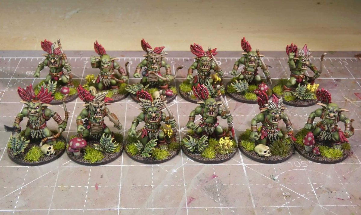 ShieldwolfM's tweet photo. Great work from @koyote's Age of Magic on the plastic #ForestGoblins from the #shieldwolf range. Thanks for sharing! https://t.co/PNVGdKqZpt