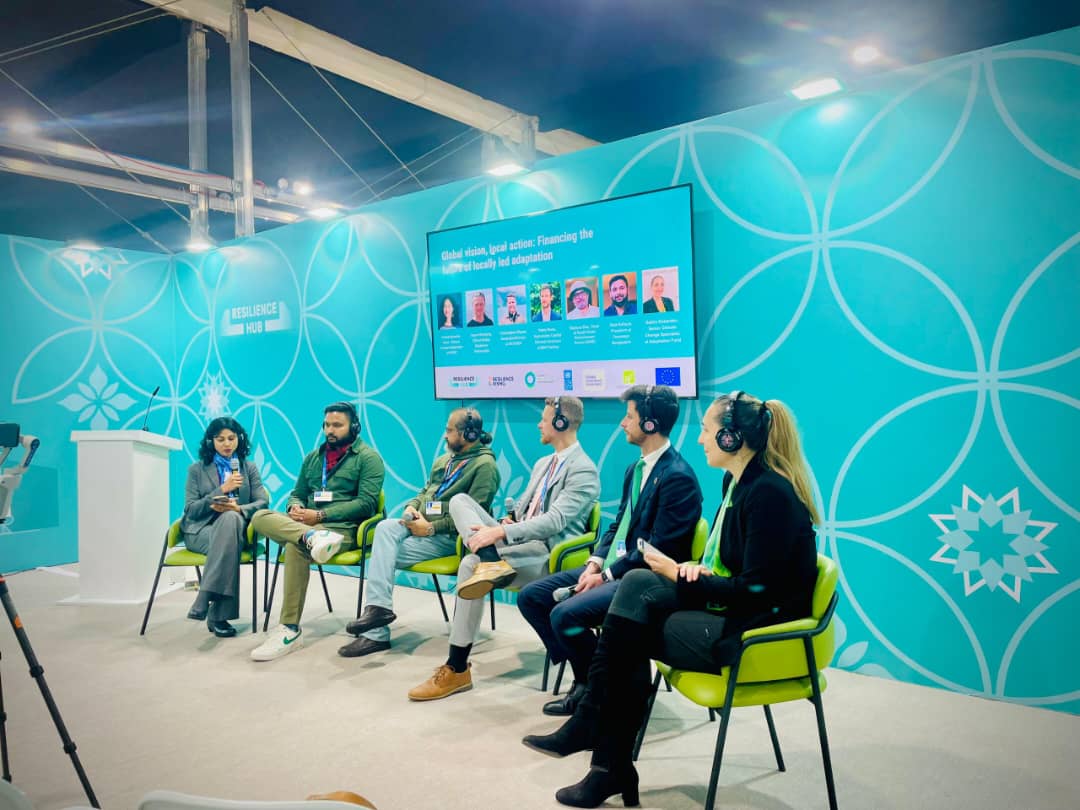SOGPA2's tweet photo. @SOGPA2 attended "Global Vision, Local Action: Financing the Future of Locally Led Adaptation" 🌍 at #COP29’s Resilience Hub. AIM is uniting innovators &amp; key partners in climate finance to accelerate locally led adaptation solutions. #ClimateAction #LocalAdaptation #AIM #COP29 https://t.co/0TygYo6ns7