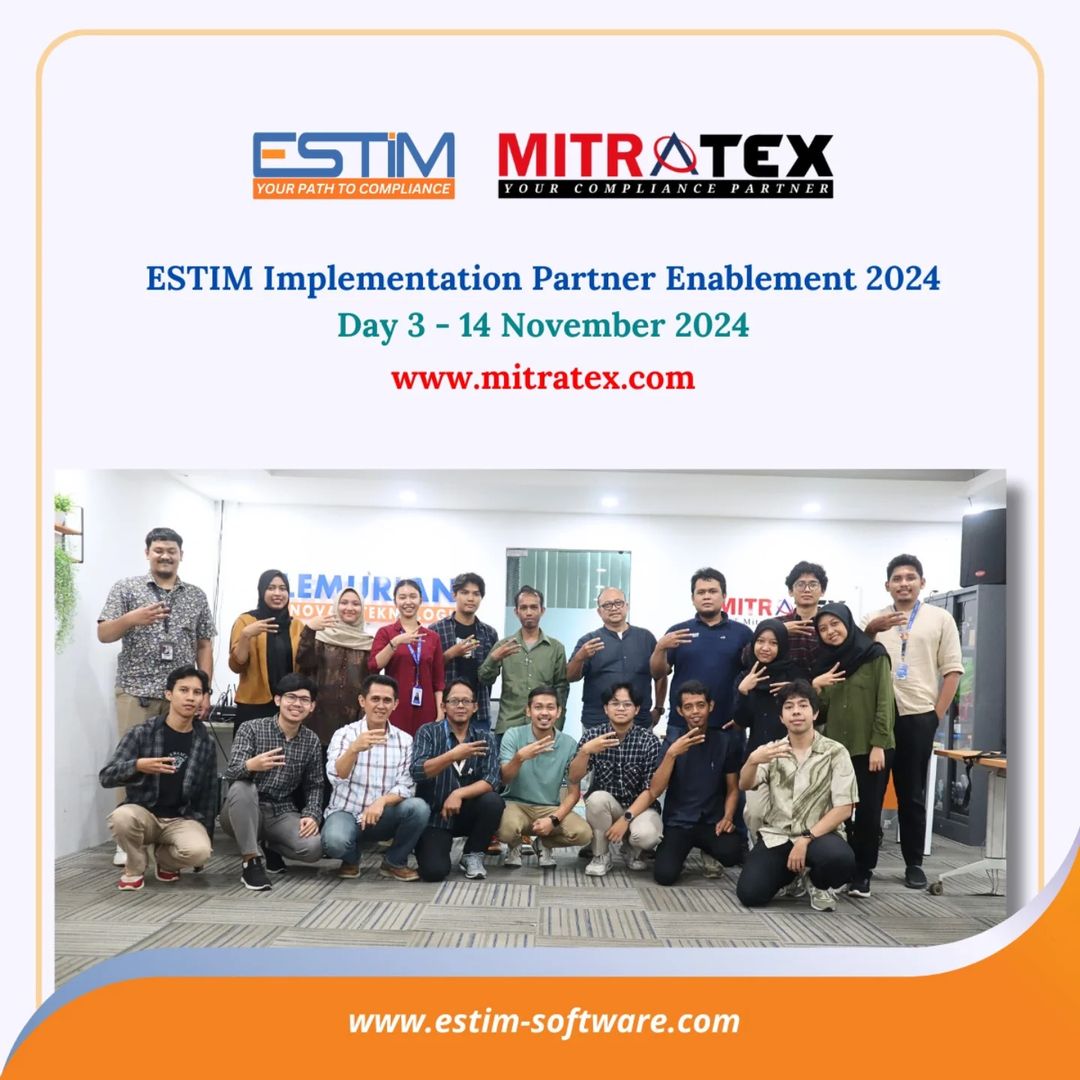 ESTIMSoftware's tweet photo. Day 3 -  Enthusiasm in the last session with the Partner ESTIM in the  𝐄𝐒𝐓𝐈𝐌 𝐈𝐦𝐩𝐥𝐞𝐦𝐞𝐧𝐭𝐚𝐭𝐢𝐨𝐧 𝐏𝐚𝐫𝐭𝐧𝐞𝐫  𝐄𝐧𝐚𝐛𝐥𝐞𝐦𝐞𝐧𝐭  𝟐𝟎𝟐𝟒! Thank you to everyone who participated  and contributed to this event.

#MitratexKonsultan #Mitratex #ESTIMSoftware https://t.co/09tvufRA1I