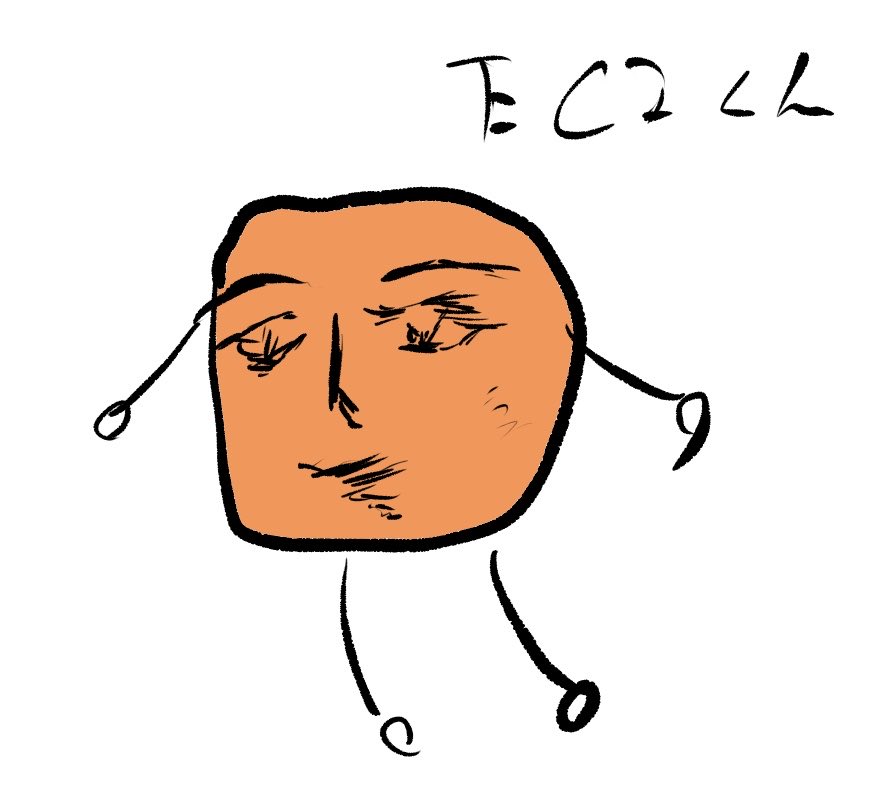 hoshino_popopo_'s tweet image. ぽぽさんはイラストとか描かないんですか？
って聞かれたので披露。
Amazon Elastic Compute Cloud(Amazon EC2)を擬人化しました

#AWS #AmazonEC2