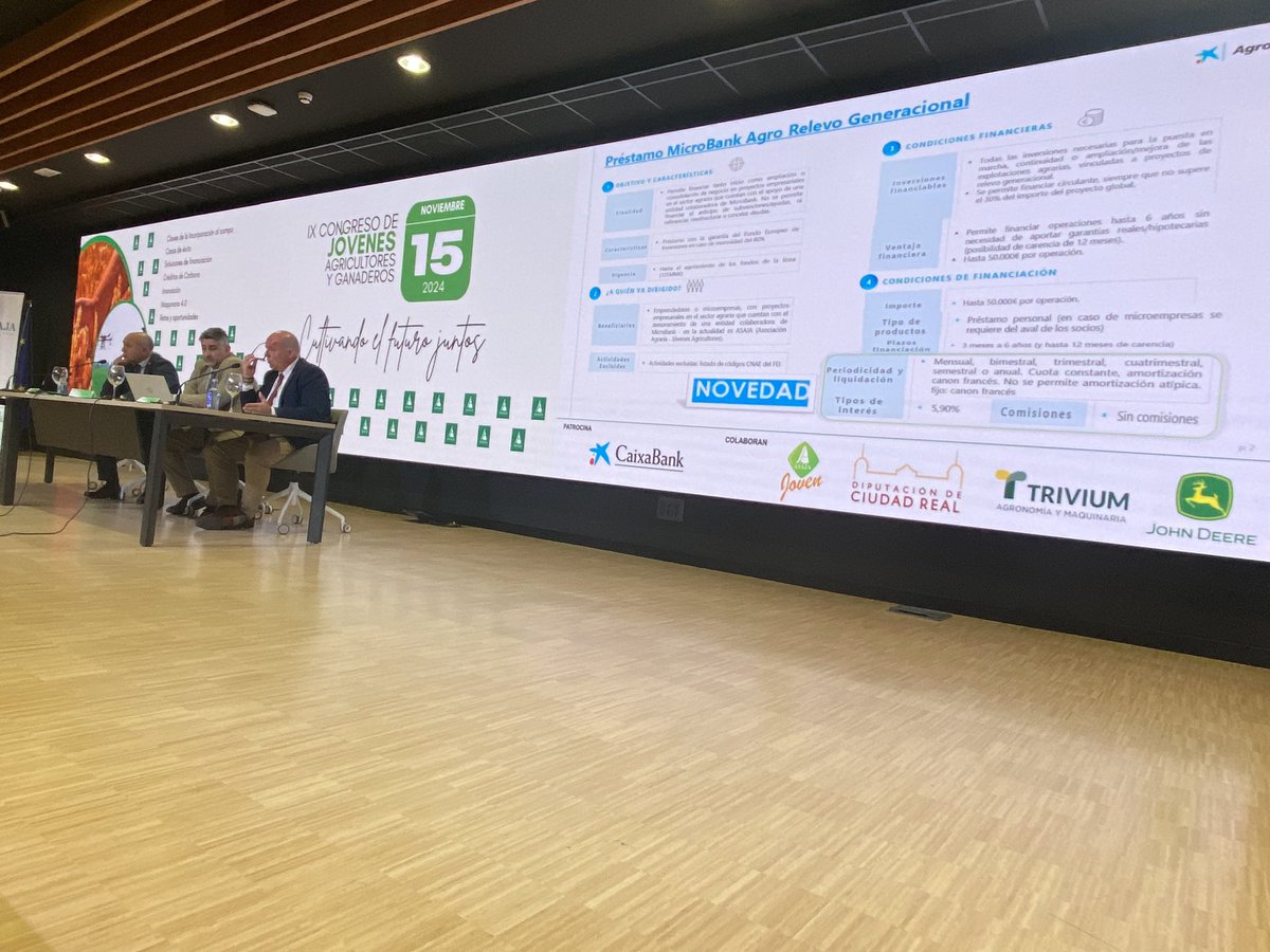 asajacr's tweet image. 👉Responsables de @AgroBank_CABK han planteado soluciones financieras y explicado el convenio firmado con #ASAJA, a los que pueden acogerse los emprendedores del campo👨🏻‍🌾👩🏼‍🌾, a través de #MicroBank, con el que pueden acceder a créditos sin aval 💶🔝