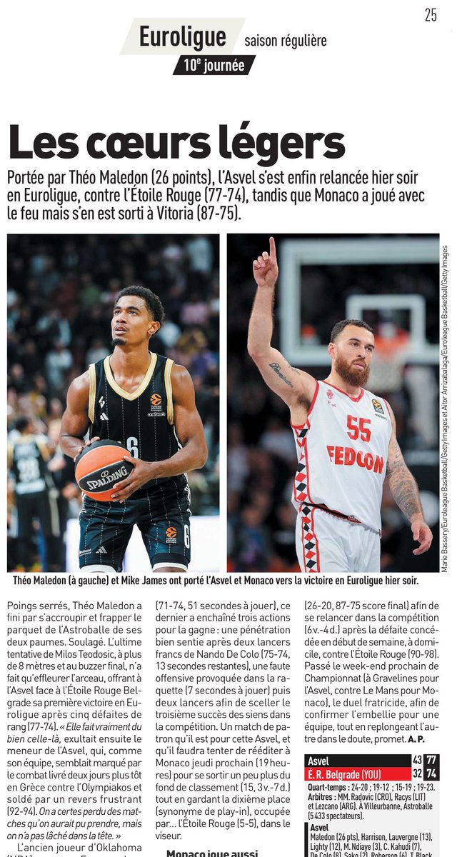 Maman, j’ai ma photo dans L’Equipe.