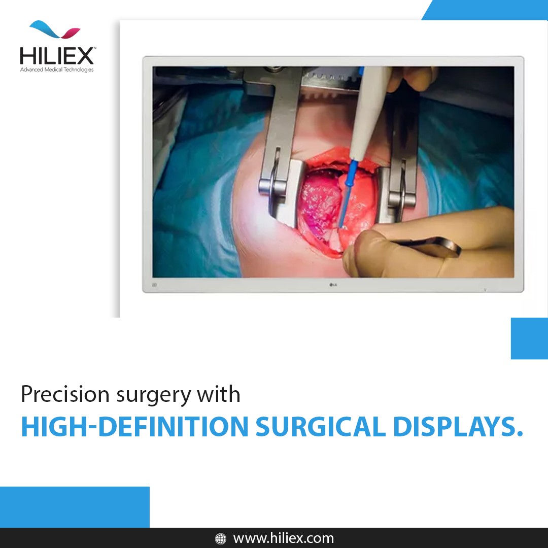 HiliexInc's tweet image. Boost surgical accuracy with our high-definition surgical displays! Enhance your OR’s visual quality and precision today. Discover top-tier options at Hiliex! 

bit.ly/3QXD3Oh  

#SurgicalDisplays #ORInnovation #HealthcareTech #SurgerySolutions