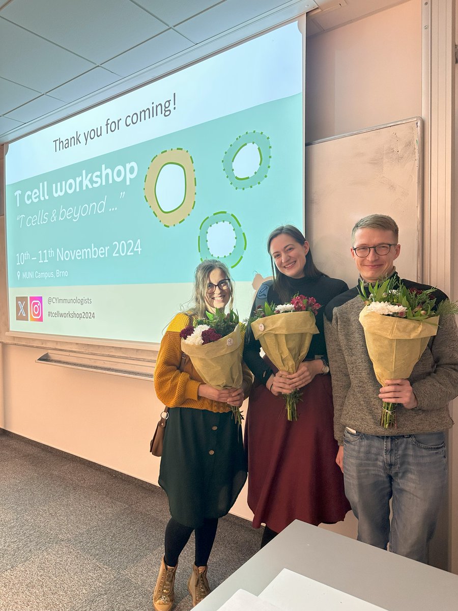 Antónia Mikulová (@antoniamikulova) on Twitter photo It was a great pleasure for me to take part in organisation of #TCellWorkshop2024. I'm absolutely amazed by all the great talks and lovely athmosphere of the whole event. I also want to thank to <a href="/cada_stepan/">Lymphoid Boi</a>, Miška & <a href="/CYImmunologists/">Czech Young Immunologists</a> without whom this would not be possible ❤️ It was a great pleasure for me to take part in organisation of #TCellWorkshop2024. I'm absolutely amazed by all the great talks and lovely athmosphere of the whole event. I also want to thank to <a href="/cada_stepan/">Lymphoid Boi</a>, Miška & <a href="/CYImmunologists/">Czech Young Immunologists</a> without whom this would not be possible ❤️