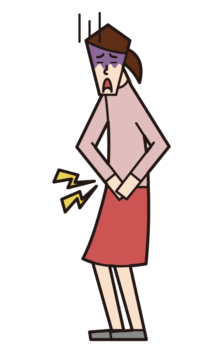 「親切心は本当によくわかるんだけど…。 電車の中でフラフラの女性。 ハッと気づけば」|きり子のイラスト